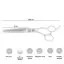 Товари зі схожими характеристиками на Філірувальні ножиці для стрижки собак Barracuda Art Line 6.75 дюймів - 2