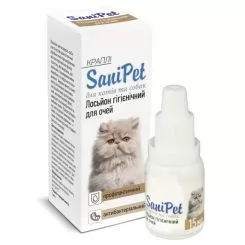 Фото Гигиенический лосьон-капли для глаз собак и котов SaniPet 15 мл. - 2