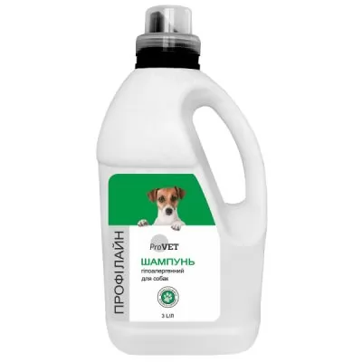 Характеристики Гіпоалергенний шампунь для собак Provet Profiline 3 л.