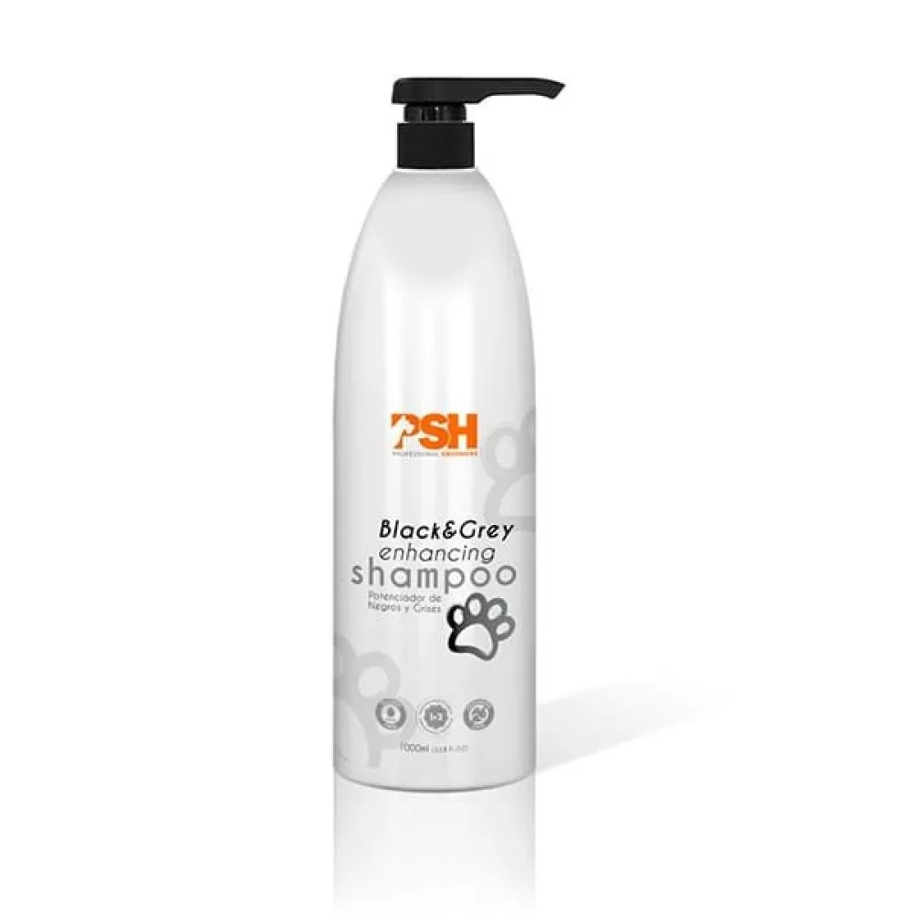 Шампунь для усиления темного окраса собак PSH Black and Grey Enhancing Shampoo 1000 мл. - 2