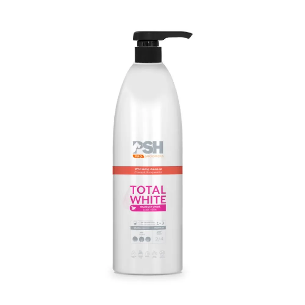 Отбеливающий шампунь для собак PSH Total White Titanium Shampoo 1000 мл. - 2