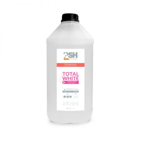 Фото Відбілюючий шампунь для світлої шерсті собак PSH Total White Shampoo 5000 мл. - 2