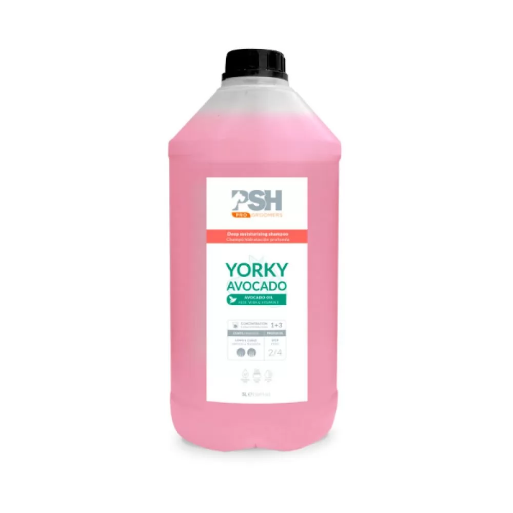 С Шампунь для тонкой и ломкой шерсти собак PSH Yorky Avocado Shampoo 5000 мл. покупают: - 2