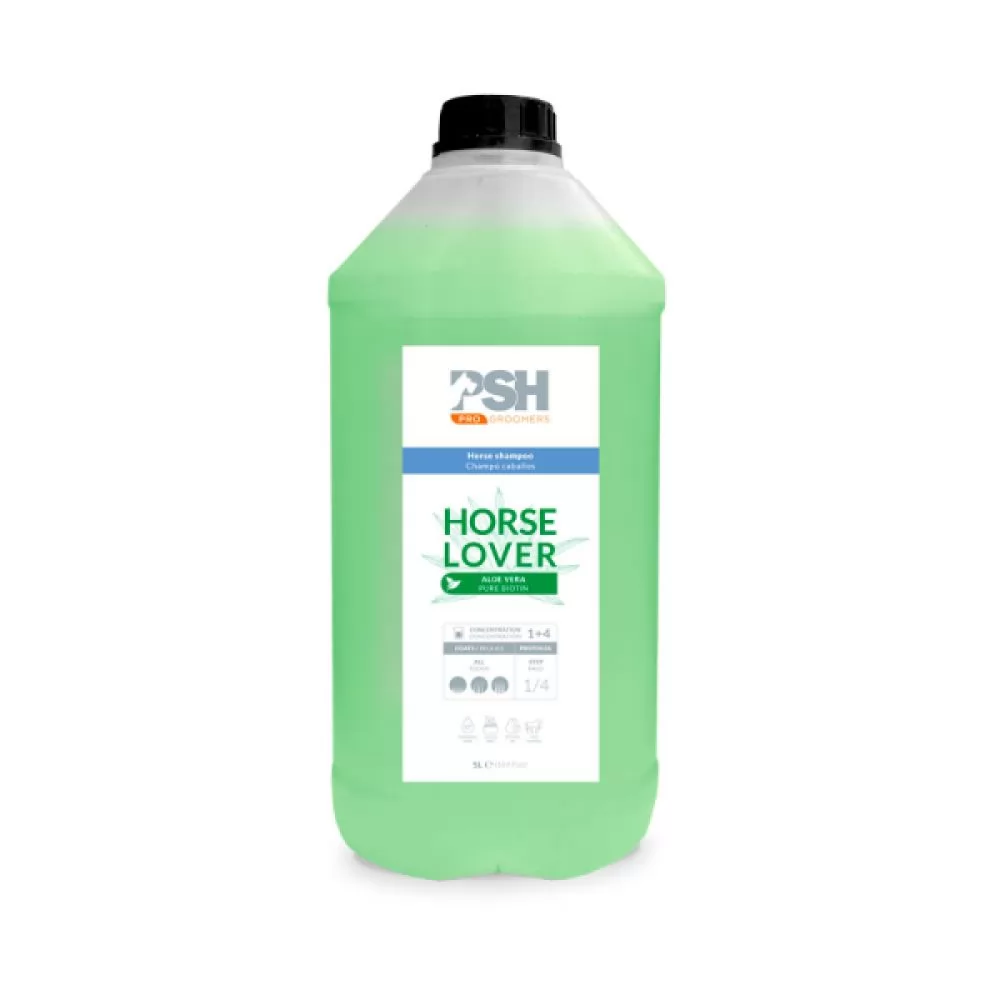 З Зволожуючий шампунь для собак та коней PSH Horse Lover Shampoo 5000 мл. купують: - 2