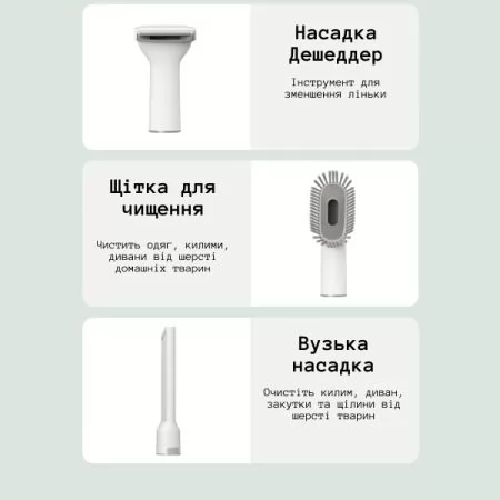 Фото Набор для груминга Baorun Pet Grooming Kit and Vacuum 7 в 1 - 9