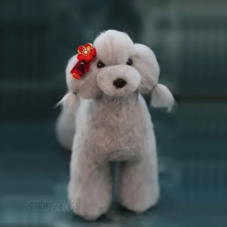 Фото Парик для тела манекена собаки Opawz Model Dog Teddy Bear MD01 - серый Той-пудель - 3