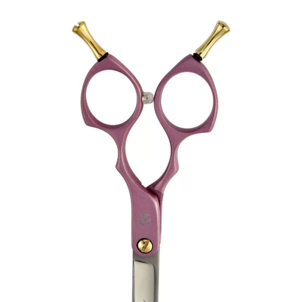 Изогнутые ножницы для стрижки собак Artero Fusion Curvy Shears Pink 7 дюймов - 6