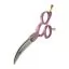 Изогнутые ножницы для стрижки собак Artero Fusion Curvy Shears Pink 7 дюймов - 8