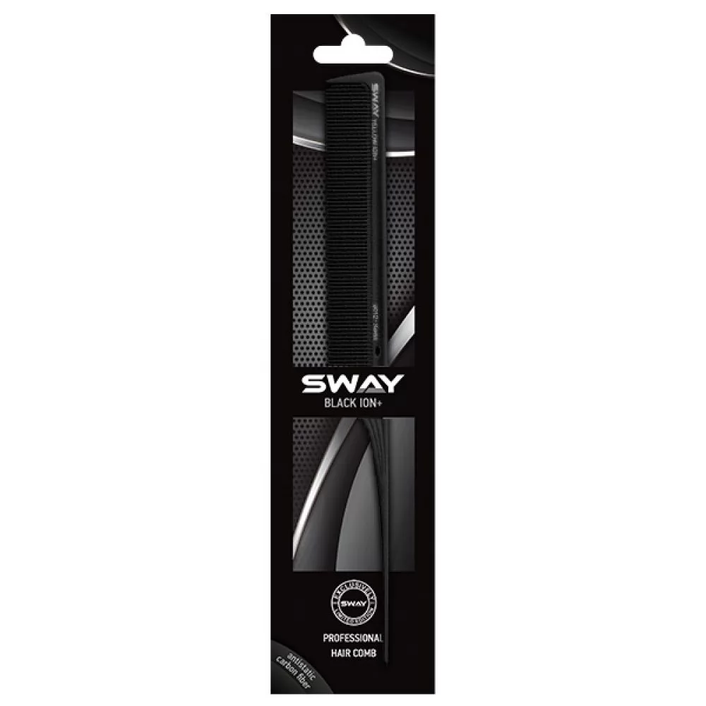 Подовжений гребінець з спицею Sway Black Ion 112 - 4