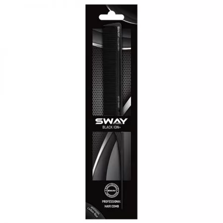 Фото Подовжений гребінець з спицею Sway Black Ion 112 - 4