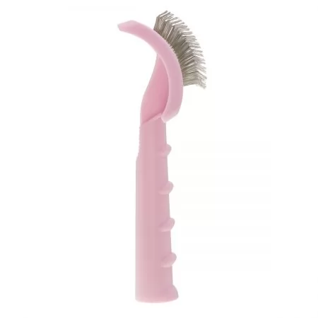 Фото Пуходерка для животных с мягкими зубцами Groom Soul Pro Series Soft Long Pins Pink - 4