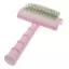 Пуходерка для тварин з м'якими зубцями Groom Soul Pro Series Soft Long Pins Pink - 6