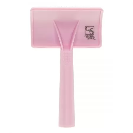 Фото Пуходерка для животных с мягкими зубцами Groom Soul Pro Series Soft Long Pins Pink - 8