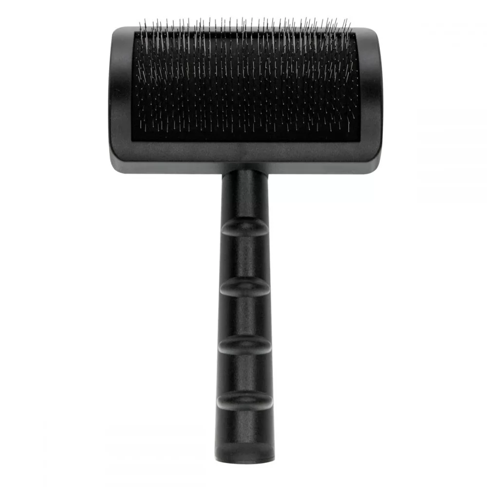 Пуходерка для тварин з жорсткими зубцями Groom Soul Pro Series Hard Pins Black