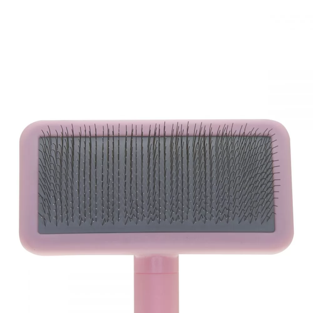 Відгуки на Мала пуходерка для тварин з середніми зубцями Groom Soul Basic Series Soft Pins Pink - 2