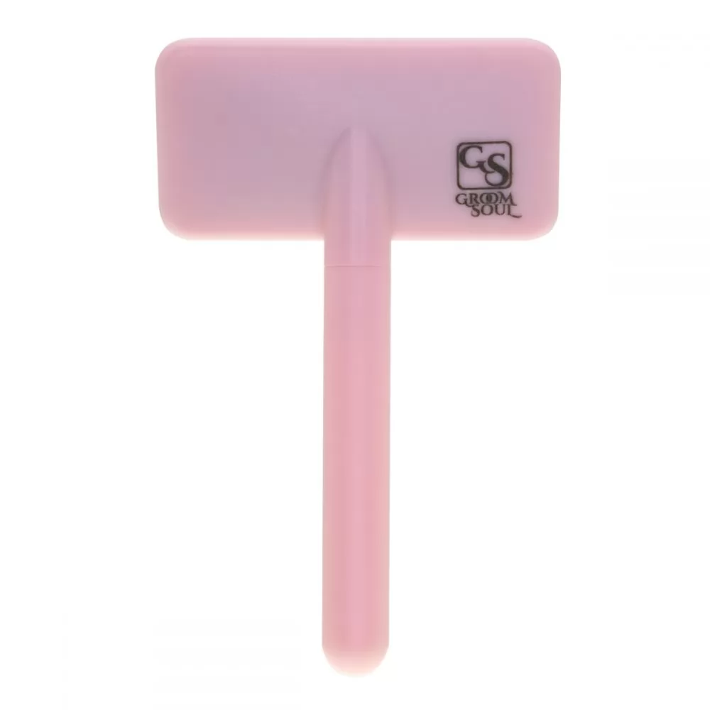 Відгуки на Мала пуходерка для тварин з середніми зубцями Groom Soul Basic Series Soft Pins Pink - 7