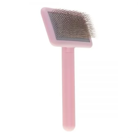 Фото Мала пуходерка для тварин з середніми зубцями Groom Soul Basic Series Soft Pins Pink - 8