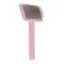 Малая пуходерка для животных со средними зубцами Groom Soul Basic Series Soft Pins Pink - 8