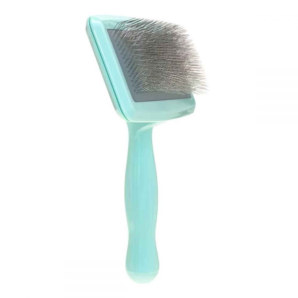 З Пуходерка для тварин з жорсткими зубцями Groom Soul Basic Series Air Cushion Mint купують: - 7