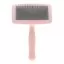 Малая пуходерка для животных с жесткими зубцами Groom Soul Basic Series Air Cushion Pink - 1