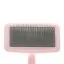 Малая пуходерка для животных с жесткими зубцами Groom Soul Basic Series Air Cushion Pink - 2