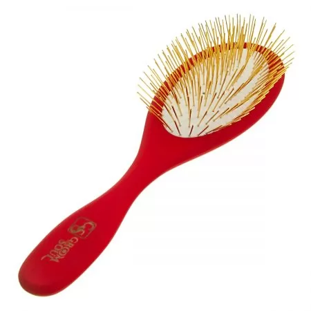 Фото Щетка для расчесывания животных Groom Soul Natural Series Ultra Soft Gold Pins Red - 5