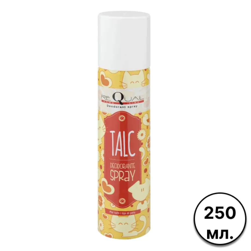 Дезодорант с тальком для собак и кошек ReQual Talc Deodorant 250 мл.