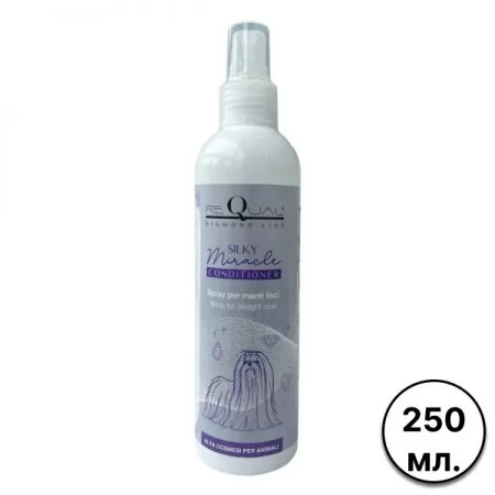 Фото Спрей-кондиціонер для прямої шерсті ReQual Silky Miracle Conditioner Spray 250 мл. - 1