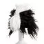 Шерсть манекена головы для Mr Jiang Teddy Head Model Black And White - 3