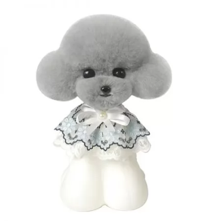 Фото Шерсть манекена голови для Mr Jiang Teddy Head Model Grey - 1