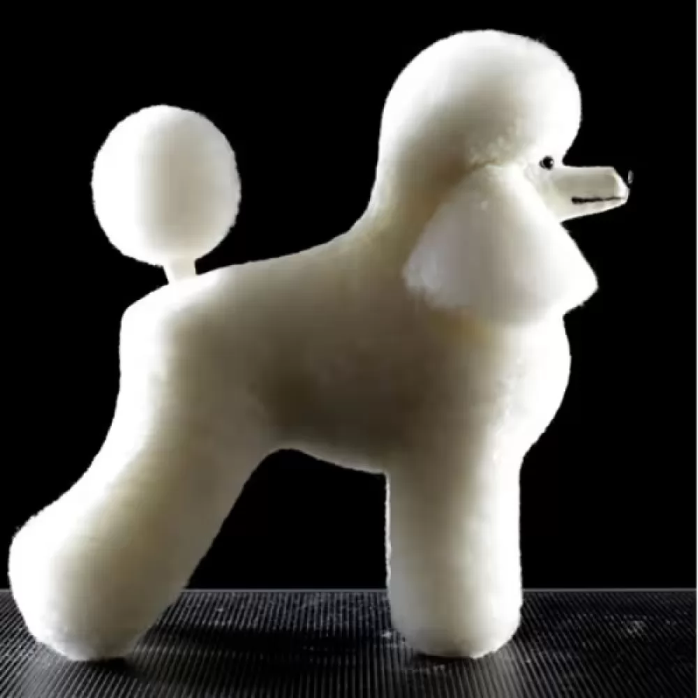 Шерсть всего тела для манекена Mr Jiang Toy Poodle Model White - 2