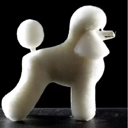 Фото Шерсть всего тела для манекена Mr Jiang Toy Poodle Model White - 2