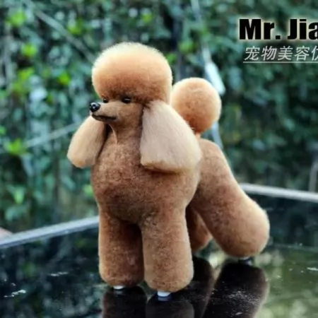 Фото Шерсть всього тіла для манекена Mr Jiang Toy Poodle Model Brown - 2