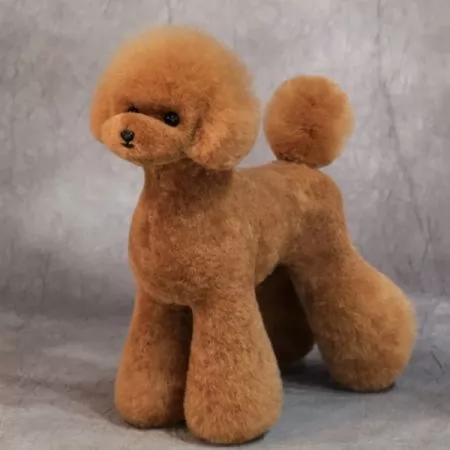 Фото Шерсть всього тіла для манекена Mr Jiang Toy Poodle Model Brownish Red - 1