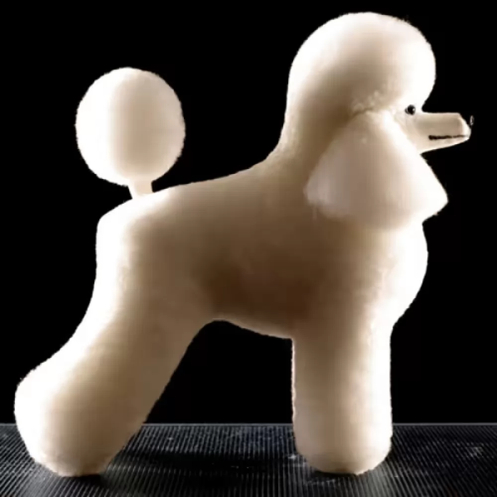 Шерсть всего тела для манекена Mr Jiang Toy Poodle Model Creamy White - 2