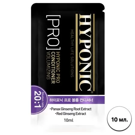 Фото Увлажняющий кондиционер для объема шерсти собак Hyponic Pro Conditioner Volumizing 10 мл. - 1