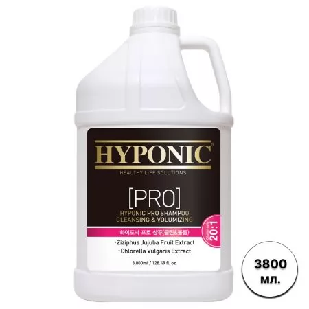 Фото Очищающий шампунь для объема шерсти собак Hyponic Pro Cleansing And Volume 3800 мл. - 1