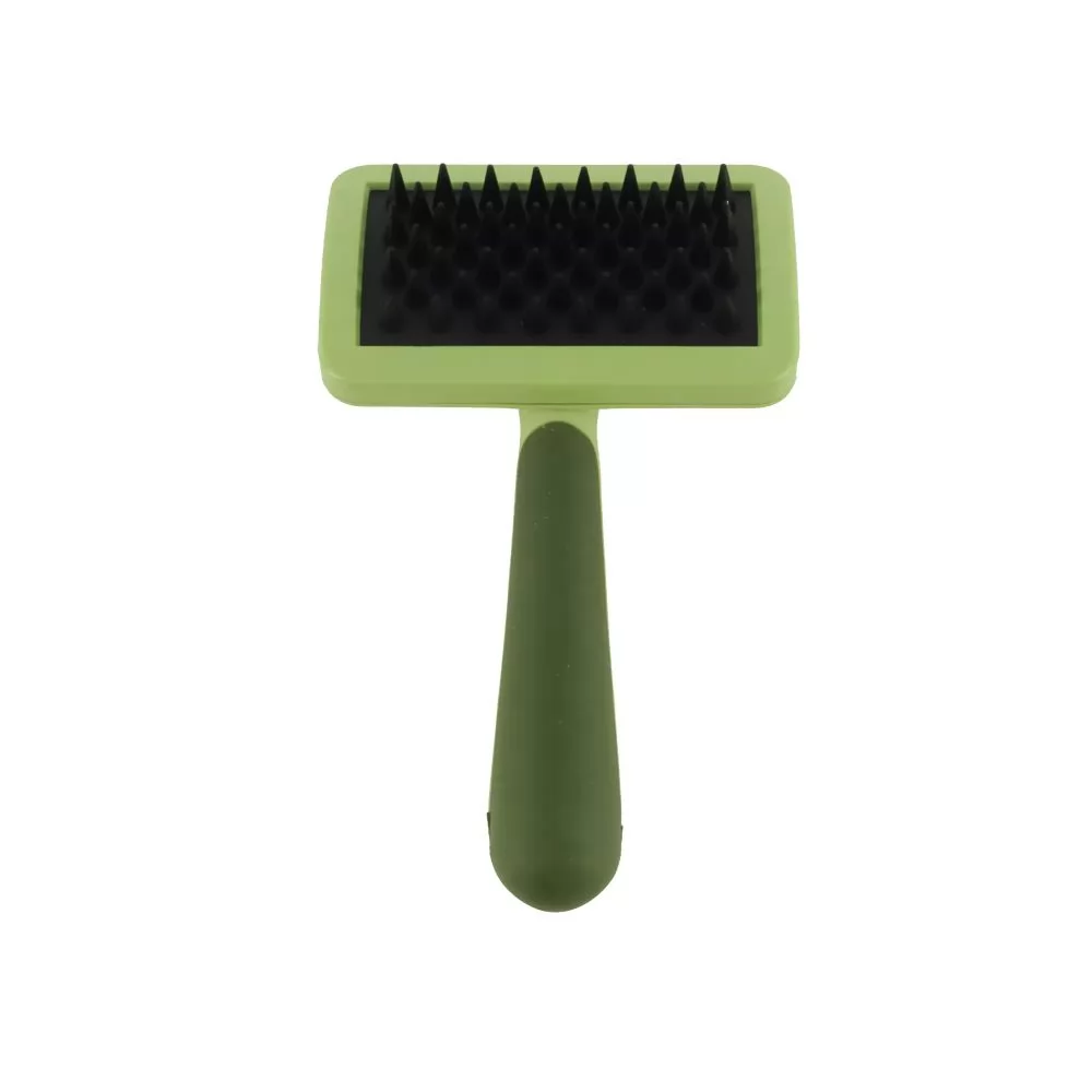 Силіконова щітка у вигляді пуходерки Safari Massage Brush