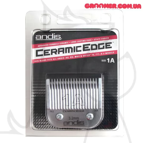 Характеристики Ножевой блок Andis Ceramic Edge 3,2 мм. #1A - 4